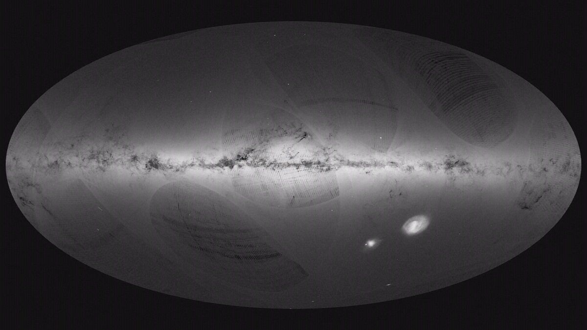 تصویر ماهواره تلکسوپی از کهکشان راه شیری: یک میلیارد ستاره در یک تصویر