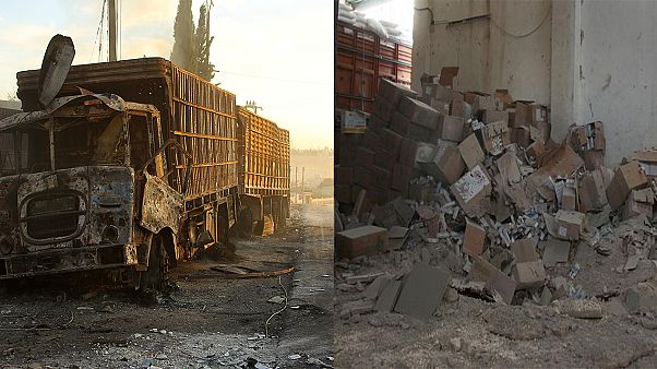USA werfen Russland Attacke auf Hilfskonvoi in Syrien vor USA werfen Russland Attacke auf Hilfskonvoi in Syrien vor