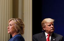 Clinton y Trump se preparan para el esperado debate cara a cara