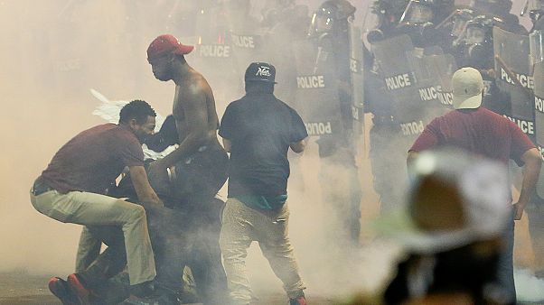 USA: Neue Proteste gegen Polizeigewalt in Charlotte USA: Neue Proteste gegen Polizeigewalt in Charlotte