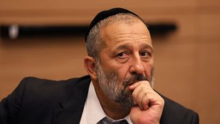 Image: Israel's Interior Minister Aryeh Deri, leader of the ultra-Orthodox 