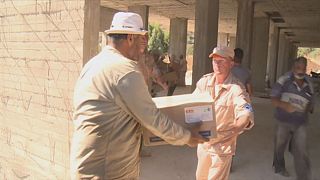 El Ejército ruso entrega cinco toneladas de ayuda humanitaria en un hospital de Homs