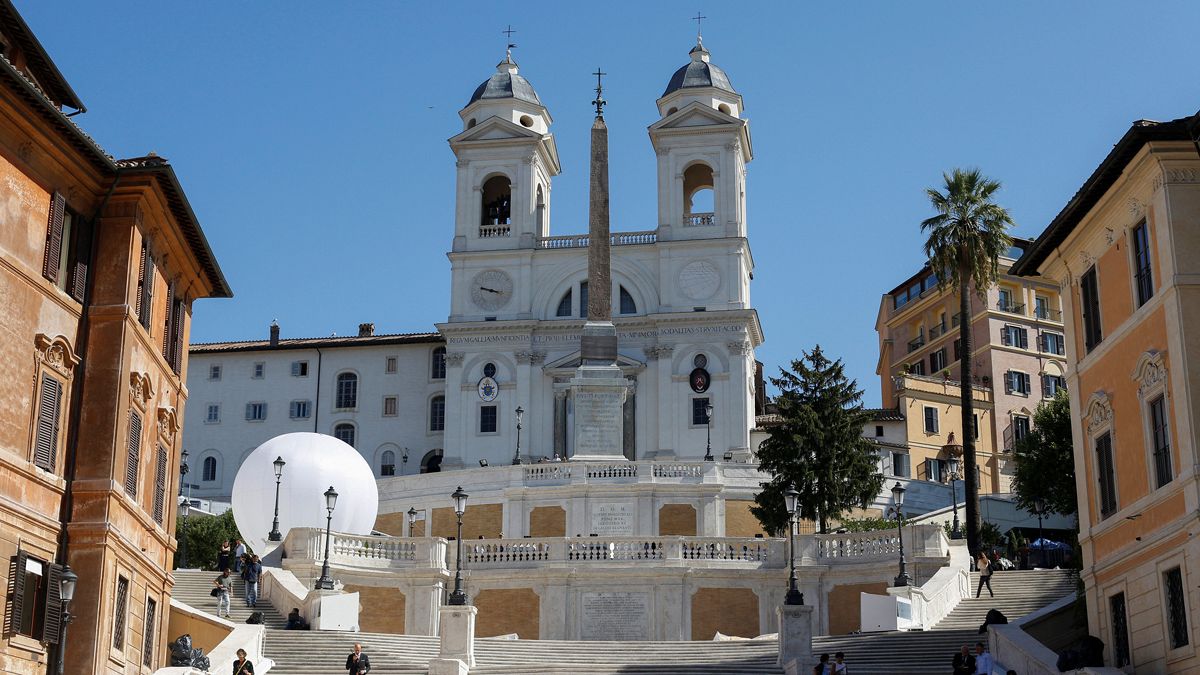 Rome's Spanish Steps reopen after Bulgari-funded restoration