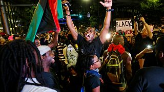 Third night of protests in Charlotte following fatal police shooting of Keith L. Scott