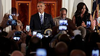 Obama eröffnet Museumsneubau in Washington