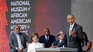 Obama opens US black history museum