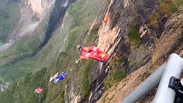 The thrills of wingsuit flying - without leaving your armchair