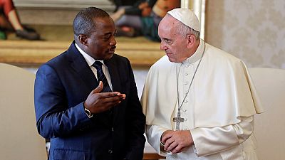 DRC unrest tops agenda as Kabila meets Pope in private visit