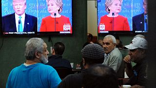 Estudantes viram o debate com a euronews: Clinton venceu