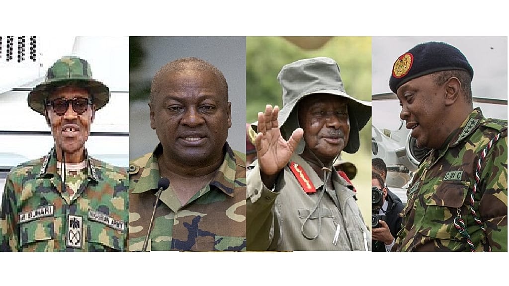 [Photos] African presidents in military attire | Africanews