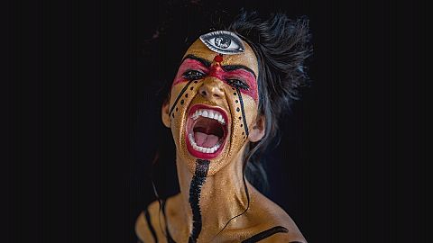 Body as a canvas the work of Eric Ceccarini