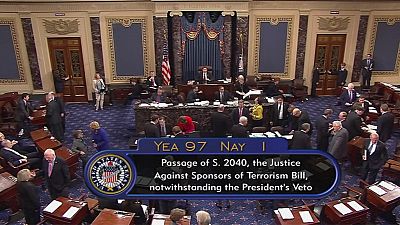 الكونغرس يسقط فيتو اوباما ويتيح ملاحقة السعودية في هجمات 11 سبتمبر