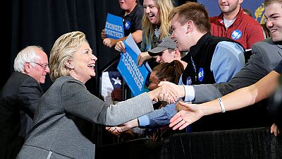 Clinton busca el voto joven con el apoyo de Sanders