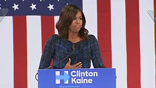Michelle Obama fires warning shots about Trump during Hillary Clinton's campaigns