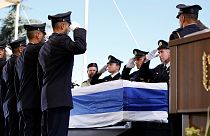 Şimon Peres dünya liderlerinin katıldığı resmi törenle Kudüs'te defnedildi
