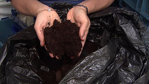 Takeaway: coffee waste recycling