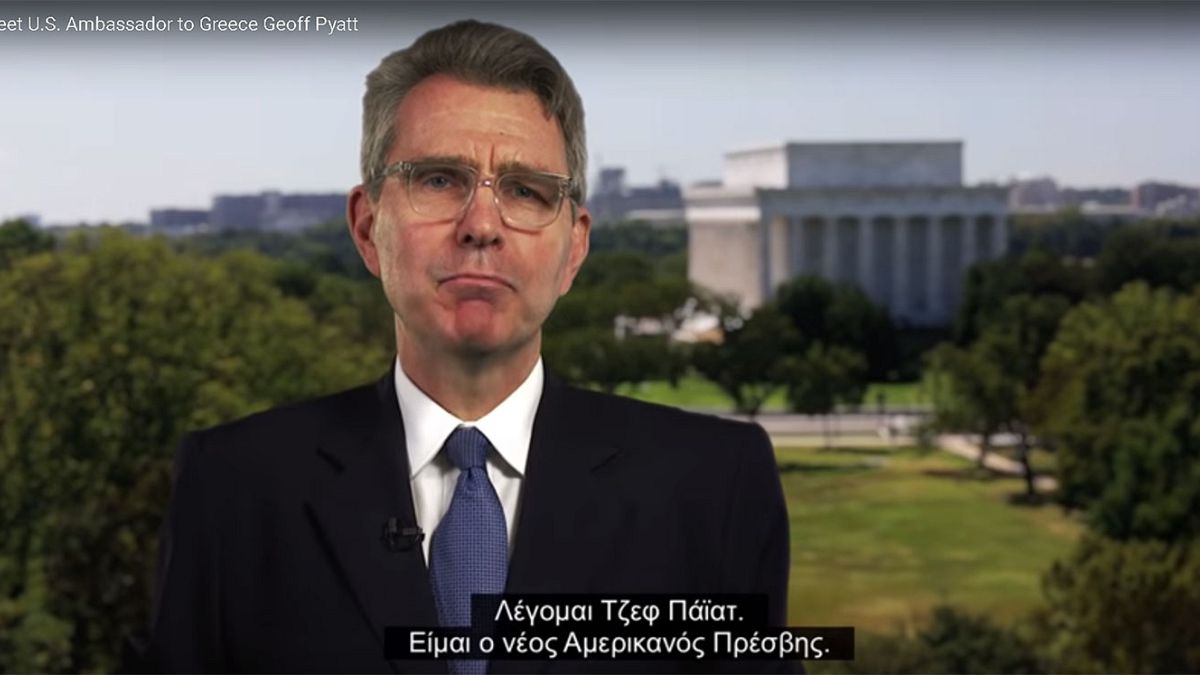 «Θα τα πούμε σύντομα στην Ελλάδα» λέει o νέος Αμερικανός πρέσβης (video)