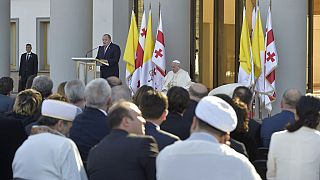 Le pape François en visite en Géorgie