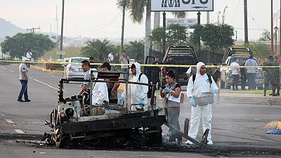 حمله مسلحانه به یک کاروان نظامی در مکزیک شش کشته و ده زخمی برجای گذاشت