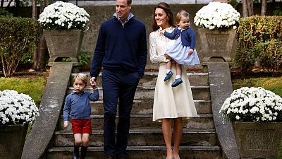 Британская королевская семья на канадском детском утреннике