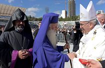 Quince mil personas acuden a la misa del Papa en Tiflis en ausencia de los ortodoxos