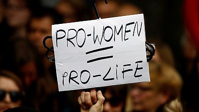 Thousands protest proposed total abortion ban in Poland