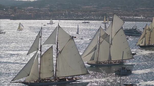 Spektakuläre Traditionsregatta vor St.Tropez Spektakuläre Traditionsregatta vor St.Tropez