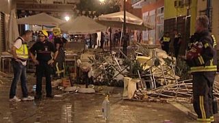 Al menos 74 heridos en una explosión de gas en Málaga, España