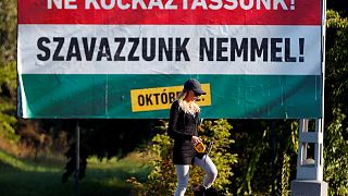 Hungarians vote in referendum on migrant quotas