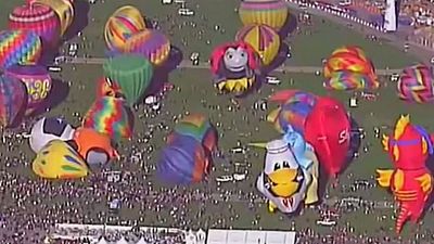 États-Unis : 45e Fête des montgolfières à Albuquerque
