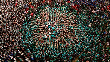 Menschenpyramide in Tarragona