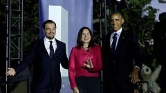 DiCaprio und Obama werben für Klimaschutz