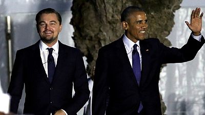 Obama et DiCaprio contre les changements climatiques