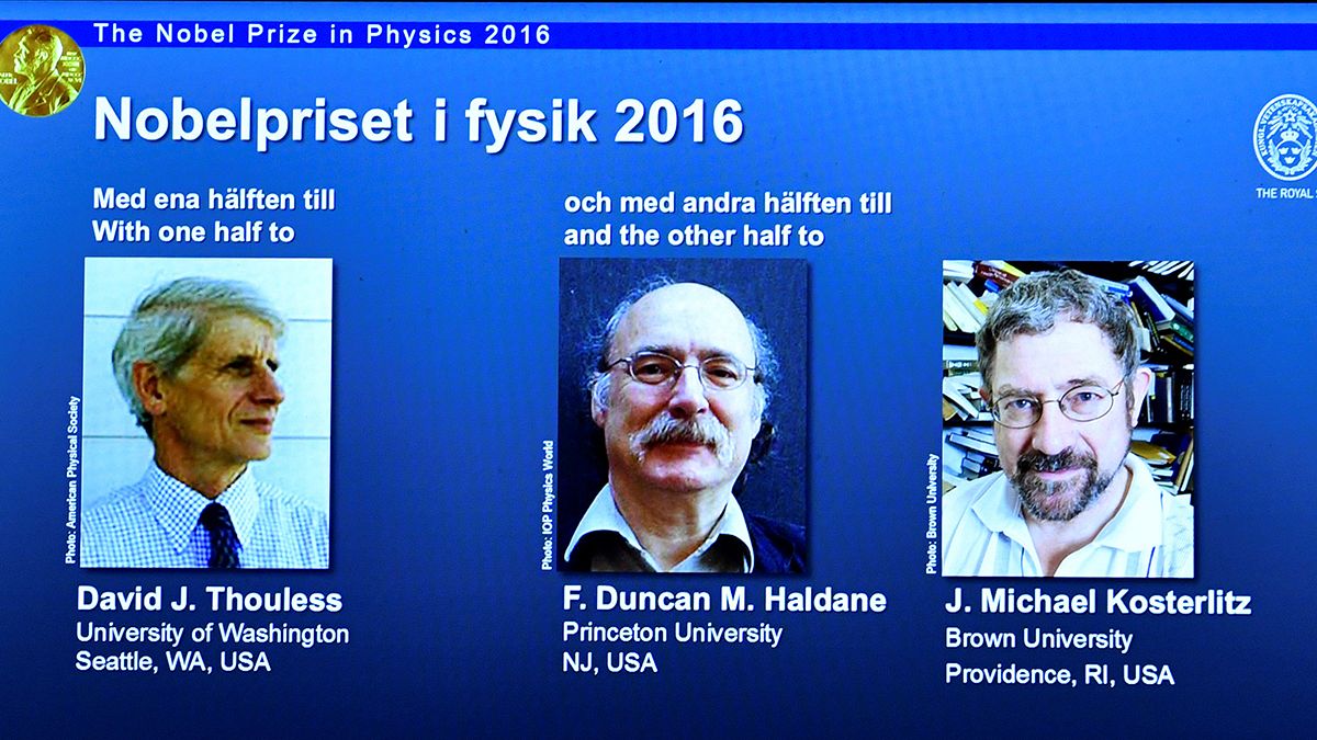 Nobel per la Fisica a Thouless, Haldane e Kosterlitz