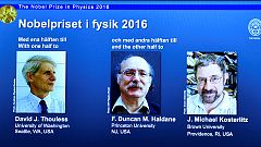 Nobelpreis für Physik geht an David Thouless, Duncan Haldane und Michael Kosterlitz