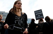 اعتراض در بروکسل نسبت به ممنوعیت سقط جنین در لهستان