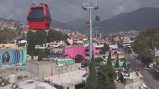 México: inaugurado primeiro teleférico de transporte público