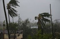 Hurricane Matthew sweeps across the Caribbean