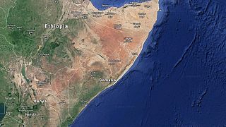 Image: Map shows location of Somalia