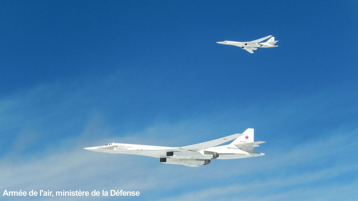 NATO jets intercept two Russian bombers flying south