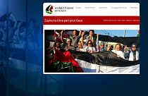 Barco de ativistas pro-palestinianas travado por forças israelitas