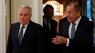 La Siria al centro dei colloqui tra i ministri degli Esteri di Francia e Russia Ayrault e Lavrov