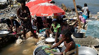 Fears of a cholera outbreak in Haiti amid Hurricane Matthew floods