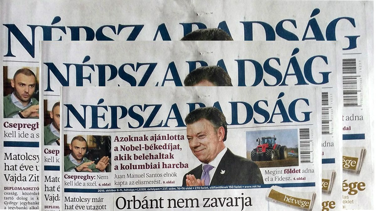 Ungheria. La chiusura del giornale Népszabadság è pura censura secondo la direzione