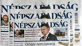 Венгрия: журналистам в редакцию вход воспрещен