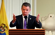 Colombia's President to donate his Nobel Prize money to FARC victims