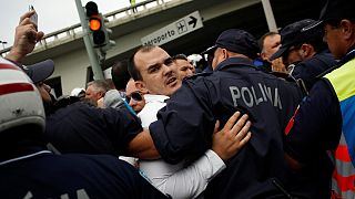 Taxifahrerproteste in Lissabon