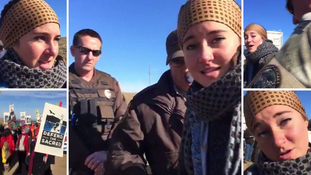 No all'oleodotto in Dakota: arrestata Shailene Woodley