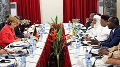 Merkel in Afrika: Mit Millionen Euro gegen Migrationsbewegungen