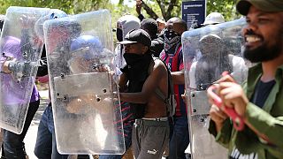 Police and students battle in Joburg as education crisis spirals